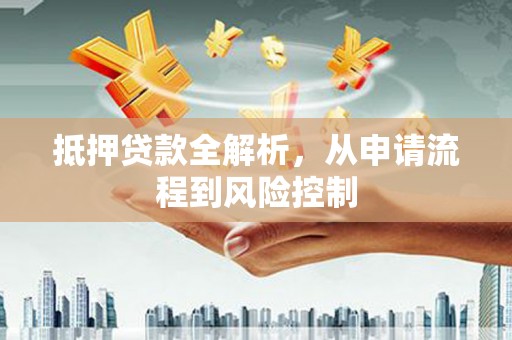 将乐抵押贷款全解析，从申请流程到风险控制