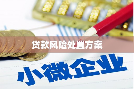 将乐贷款风险处置方案