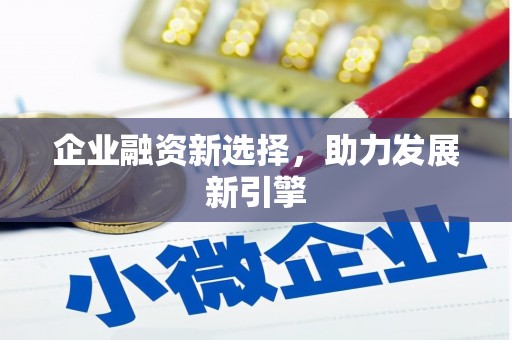 将乐企业融资新选择，助力发展新引擎