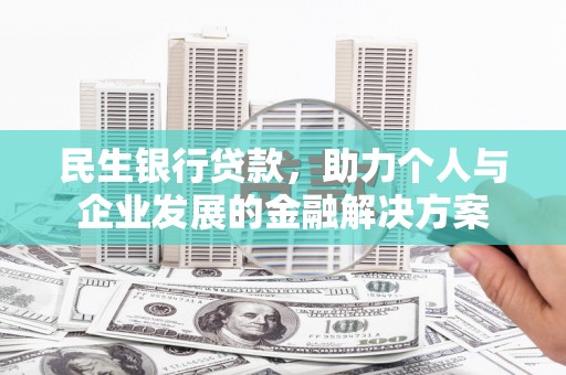 将乐民生银行贷款，助力个人与企业发展的金融解决方案