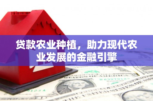 将乐贷款农业种植，助力现代农业发展的金融引擎