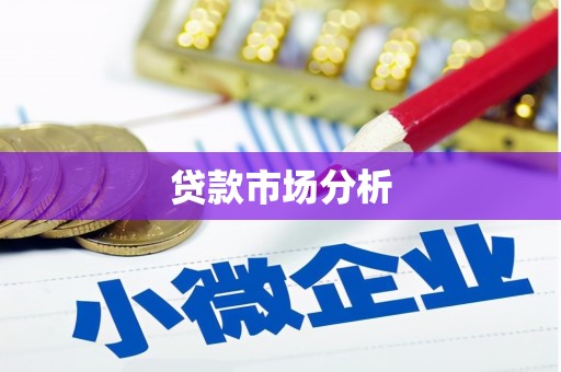 将乐贷款市场分析
