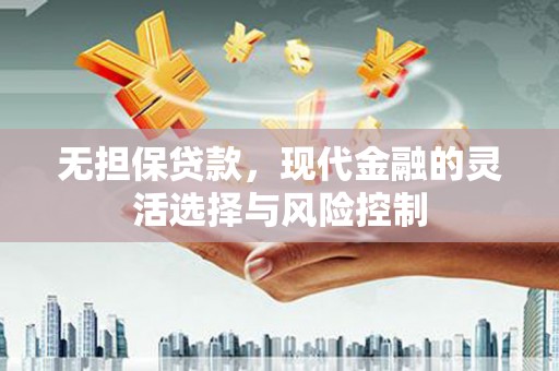 将乐无担保贷款，现代金融的灵活选择与风险控制