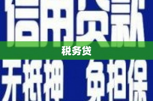 将乐税务贷