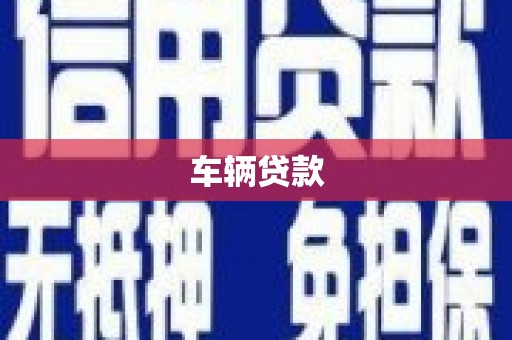 将乐车辆贷款