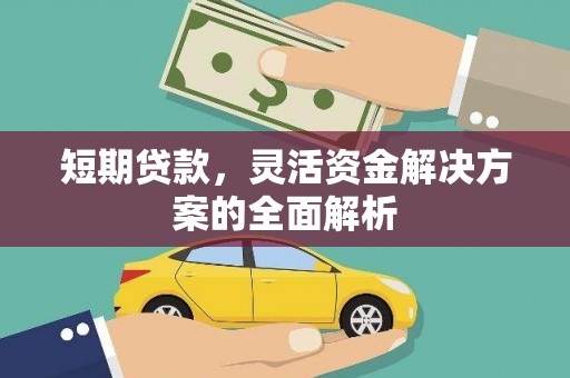 将乐短期贷款，灵活资金解决方案的全面解析