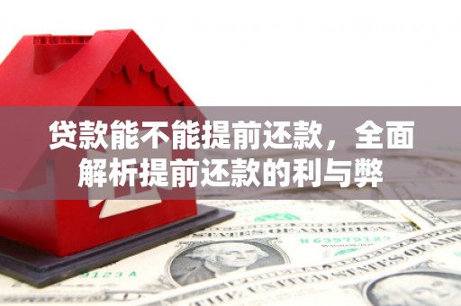 将乐贷款能不能提前还款，全面解析提前还款的利与弊