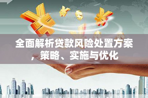 将乐全面解析贷款风险处置方案，策略、实施与优化