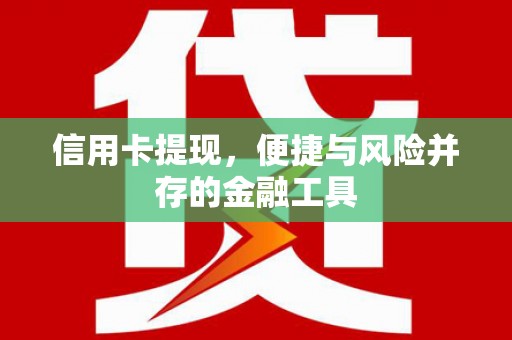 将乐信用卡提现，便捷与风险并存的金融工具