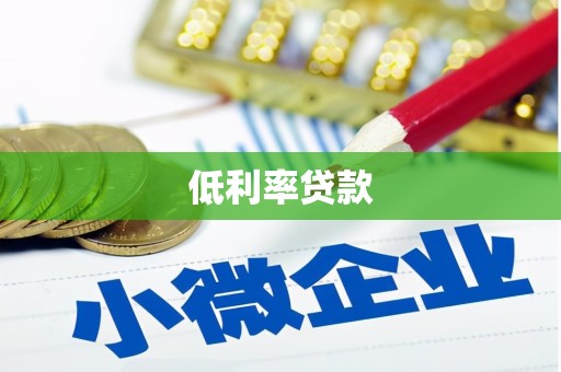 将乐低利率贷款