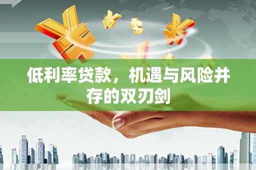 将乐低利率贷款，机遇与风险并存的双刃剑